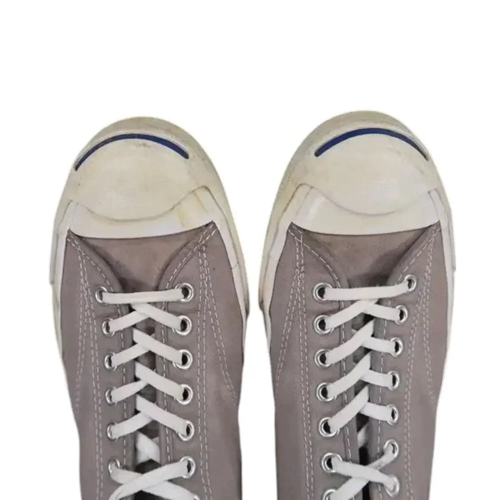 Converse Shoes Mens 9 Sneakers Jack Purcell Comfort Wedge Classic Canvas Grey - Picture 12 of 13